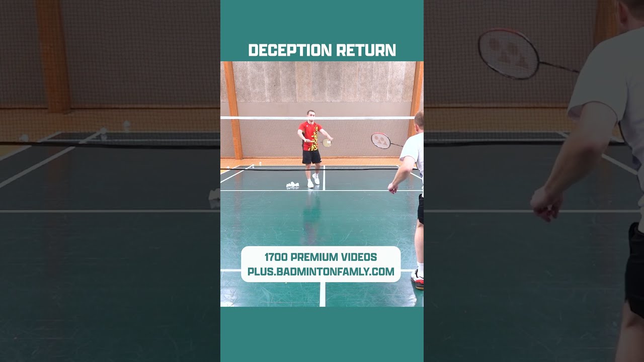 Awesome Badminton return #shorts