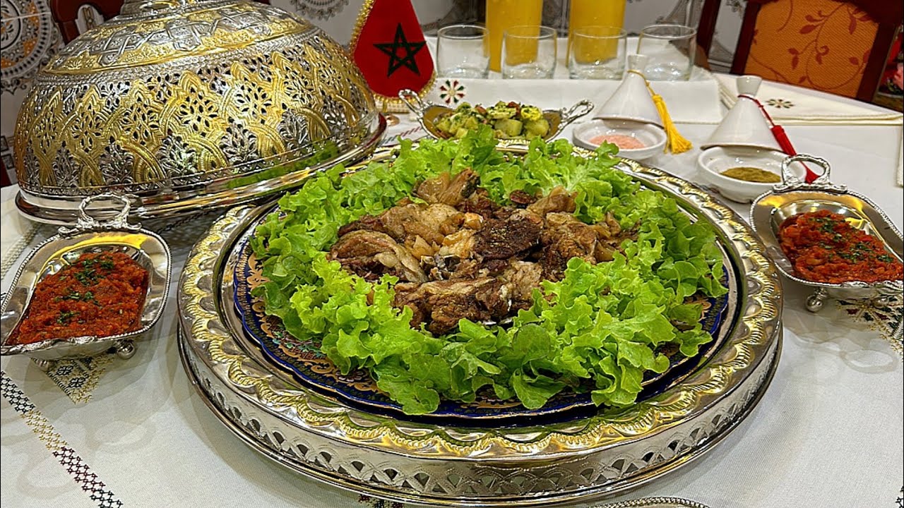 المساند الرسمي الشوا أو لحم مبخر بطريقتي الخاصة وسر اللحم باش يجي بنين منسم وممجهدش مع شليضات كمرافق