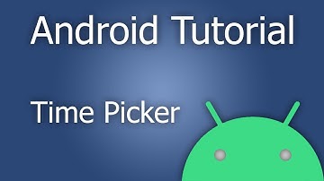 How to use a Timepicker - Android Tutorial