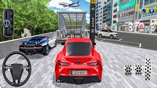 New Red Toyota Electric Car For Parking In Underground Metro Station Gate No 2 & Driving #cardriving screenshot 3