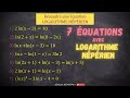 Rsoudre une quation contenant des logarithmes npriens  exercices corrigs  bac terminale