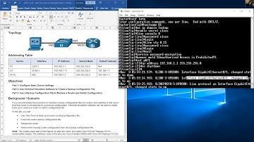 10.6.11 Lab - Use Tera Term to Manage Router Configuration Files