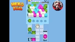 Hexa Fall Color Sort Level 25 Walkthrough Solution