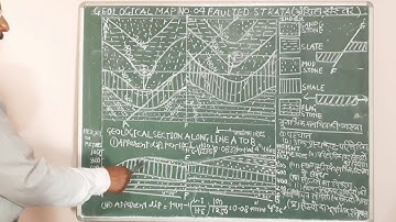 Geological maps 04: faulted strata