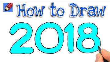 How to Draw 2018 Real Easy