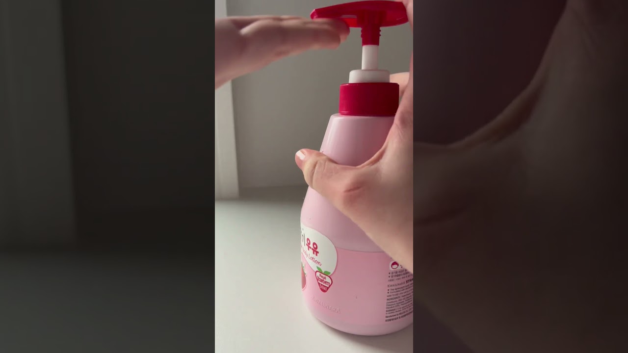 Kwailnara strawberry milk lotion and body wash 🍓