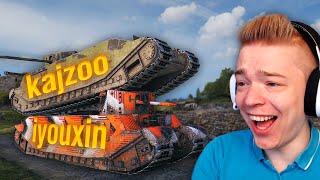 I carry kajzoo with the STRONGEST tanks in World of Tanks