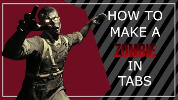 How to make a Zombie in Totally Accurate Battle Simulator (TABS)