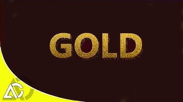 Gimp tutorials : Gold Glitter text effect