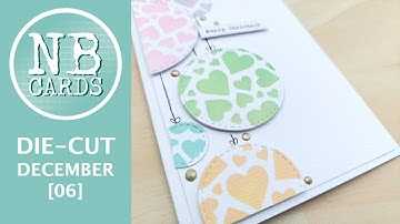 Die-Cut December [06] Clean and Simple Card | Merry Christmas