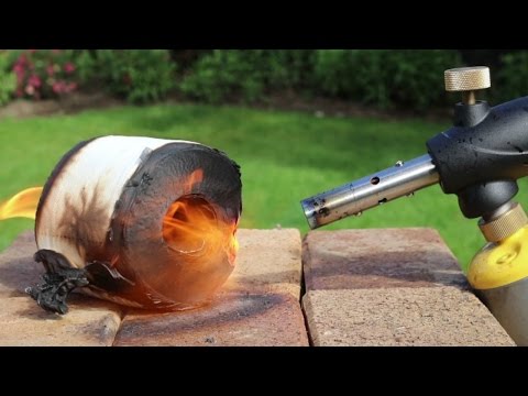 TOILET PAPER VS GAS TORCH