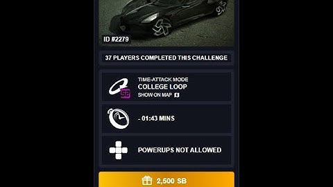 NFS World (NRZ) - COLLEGE LOOP - 01:41.145 - PAGANI ZONDA CINQUE