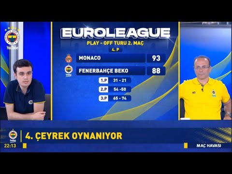 Monaco 93-88 fenerbahçe Beko Fbtv maç tepkisi😂 ağlama anları #fbtv #monaco #fenerbahcebeko