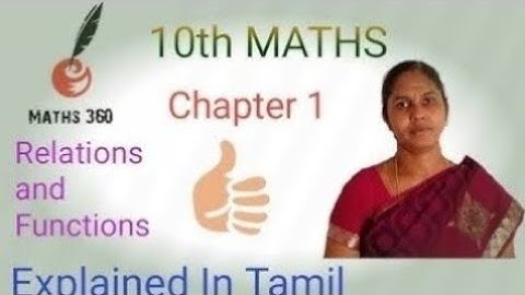 10th Maths | Exercise 1.4 (5-8)sums | Chapter 1 Relations and Functions