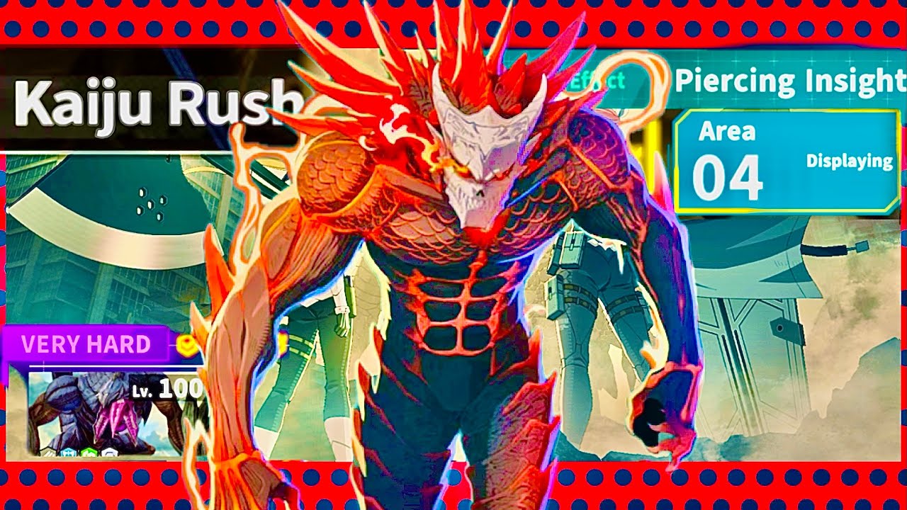 KAIJU RUSH AREA 04 CLEARED - KAIJU NO 8 THE GAME