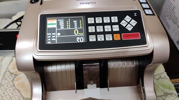 Mix Currency / Note / Money Value Counting Machine With Fake Note Detection: Unboxing and Quick Demo