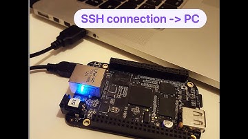 First ssh connection with computer