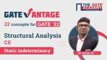 Static Indeterminacy | Structural Analysis for GATE 2022 | GATEvantage - Most Important Concepts