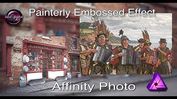 Painterly Embossed Effect Affinity Photo