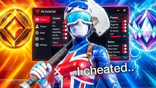 I CHEATED In Fortnite Ranked.. (ft. Divine Cheats) screenshot 4