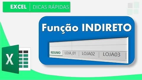 Como usar o nome da planilha dentro da fórmula função indireto
