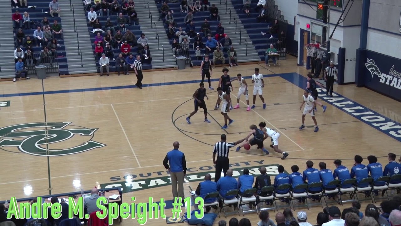 Andre M. Speight - Jr PG #13 - Regional Playoff Game Highlight - South ...