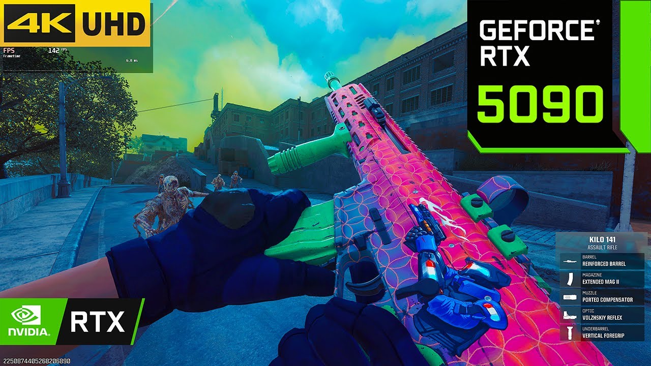 Warzone : New Resurgence Zombies : RTX 5090 ( 4K Maximum Settings DLAA ON )