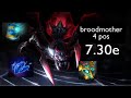 broodmother pos 4 gameplay in new patch 7.30e!