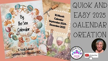Quick and Easy 2025 Calendar Creation