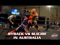 Ryback in his last pro wrestling match vs suicide  awf australian wrestling federation