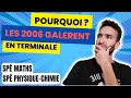 Terminale 2023  les 2006 galerent  mon analyse spe maths  physique  chimie  lycee