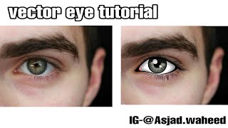 Celebrity Vector eye tutorial for vector art || step by step tutorial || Wealth