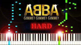 Video thumbnail of "ABBA - Gimme! Gimme! Gimme! (A Man After Midnight) - Piano Tutorial"
