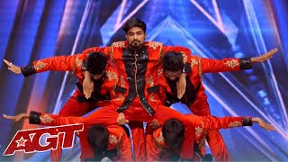 The Unreal Crew REALLY STUNS THE CROWD On Americas Got Talent!