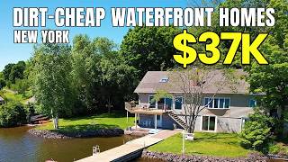 10 DIRT-CHEAP NEW YORK WATERFRONT FARMHOUSES With LAND| Starting at 37K