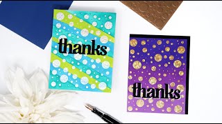 Ink Blending + Hot Foil Resist