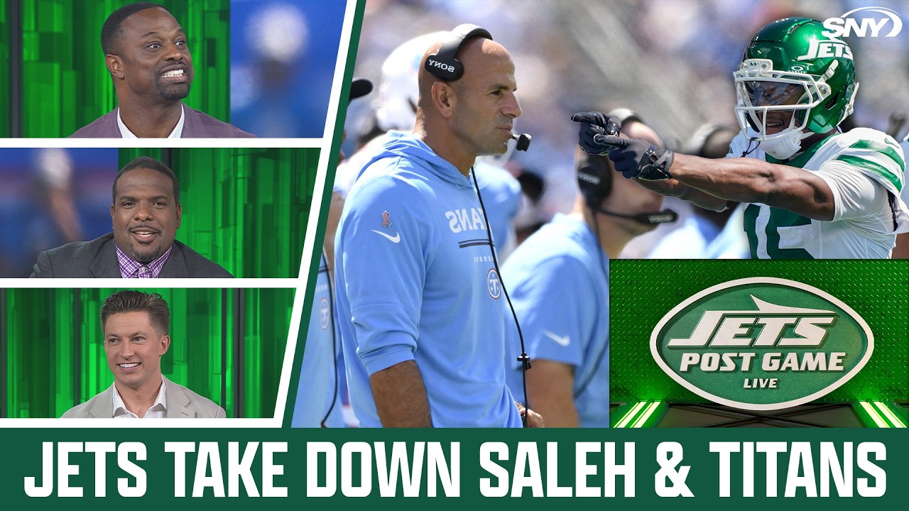 Jets beat up on former HC Robert Saleh, make it look easy in steamy Tennessee | Jets Post Game