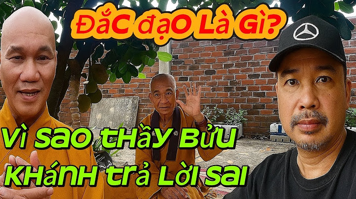 Vì Sao Thầy Bửu Khánh Trả Lời Sai Về Đắc Đạo? Thầy Minh Hồng Nói Rõ