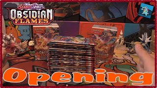 Pokmon Obsidian Flames Pre Release Kit & 25 Booster Packs Opening! -  YouTube