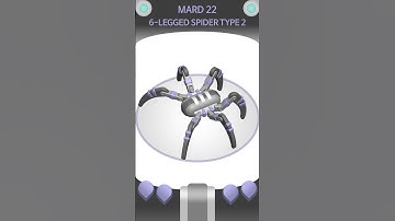 MARD [22] 6-Legged Spider Robot Type 2 animation #shorts