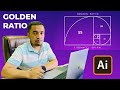 Golden Ratio Ai #adobe #illustrator #videodars #goldenratio