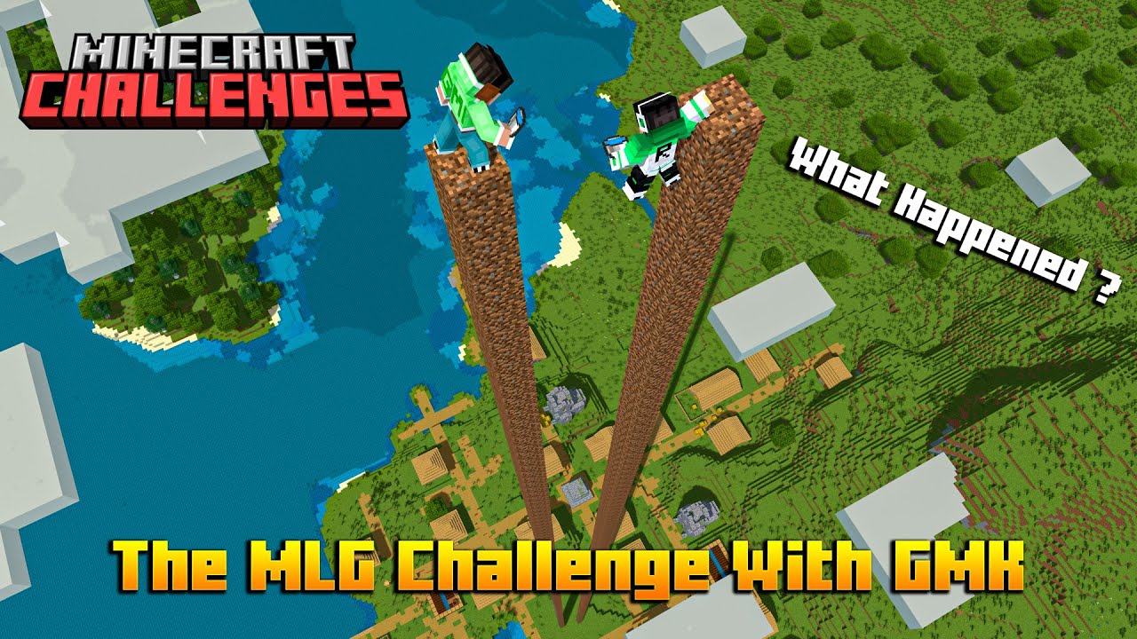 The MLG Challenge In Hardcore Mode 💀 | Minecraft Challenges | Raju Gaming