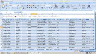 Fill from Example Video Tutorial (Data Mining Table Analysis Tool)
