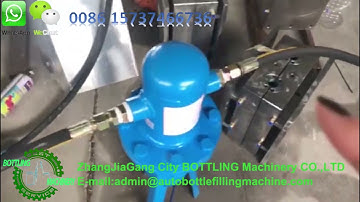 Connection flow steps for semi-automatic bottle blow molding machine