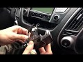 Как снять магнитолу Hyundai ix35 Tucson how to remove car dvd player cd dvd