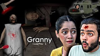HELICOPTER 🚁 ESCAPE CHALLENGE in DAY 1 | Granny Chapter 2 | OLIDA and IMDAT Gaming screenshot 5