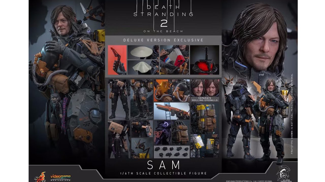Death Stranding 2: On the Beach - Sam (Deluxe Version) 1/6 Scale Collectible Figure [Hot Toys]