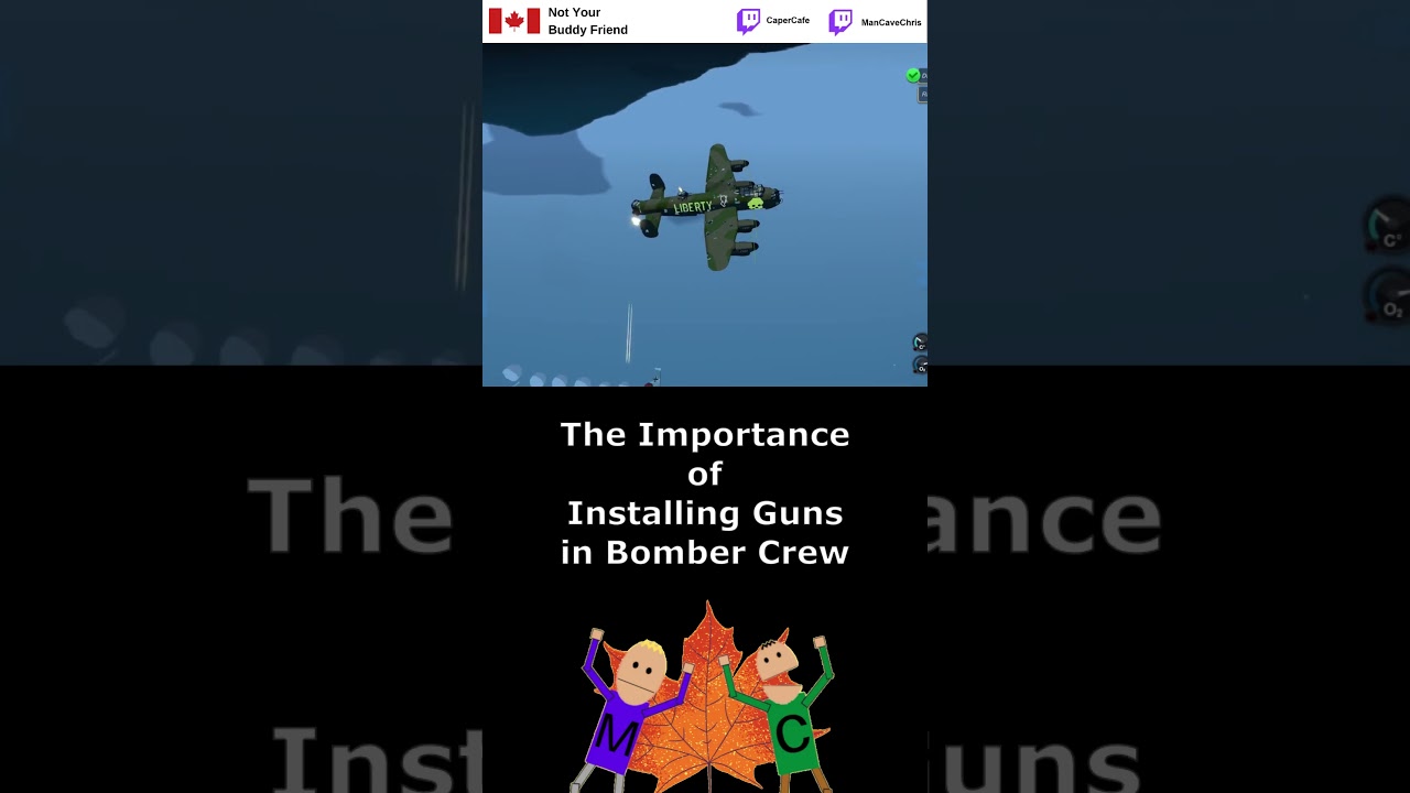 Airplane? ✅ Crew? ✅ Ventral Gun to ward off Enemy? ❌ | Bomber Crew Shorts