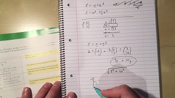 20  Vectors in Kinematics Chapter 8 Section 1 Edexcel Applied A Level Maths