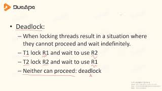 DueApe班课 | 新南 comp 2521：Lock